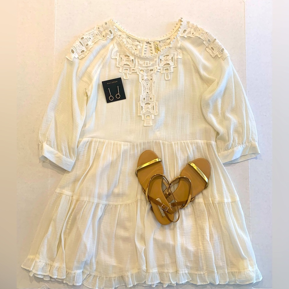 Cream Free People Dress